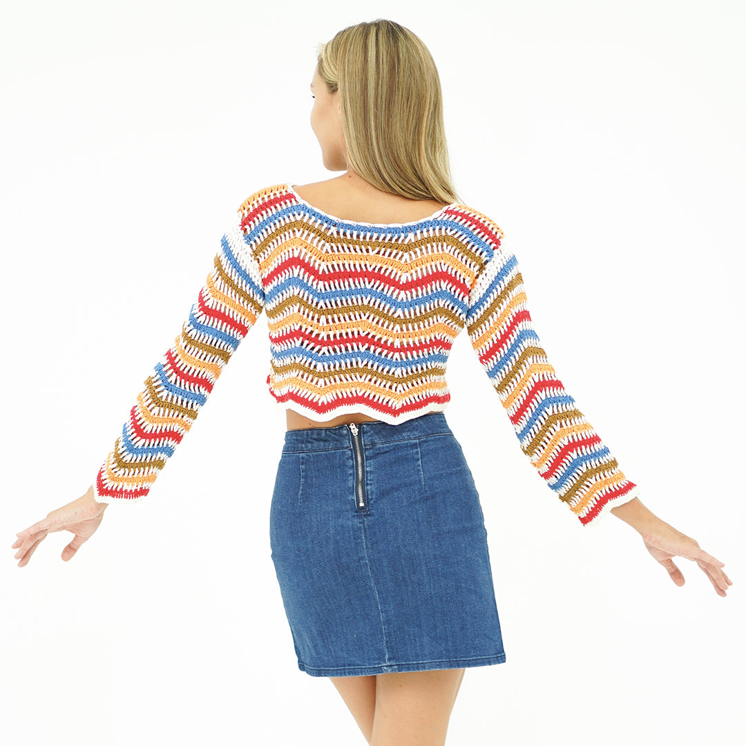 Abigail Crochet Top