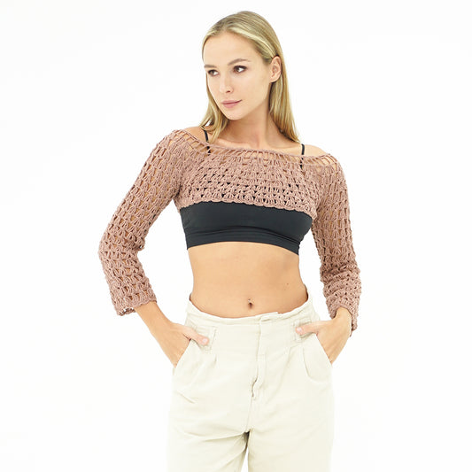 Amber Shrug Crochet Top