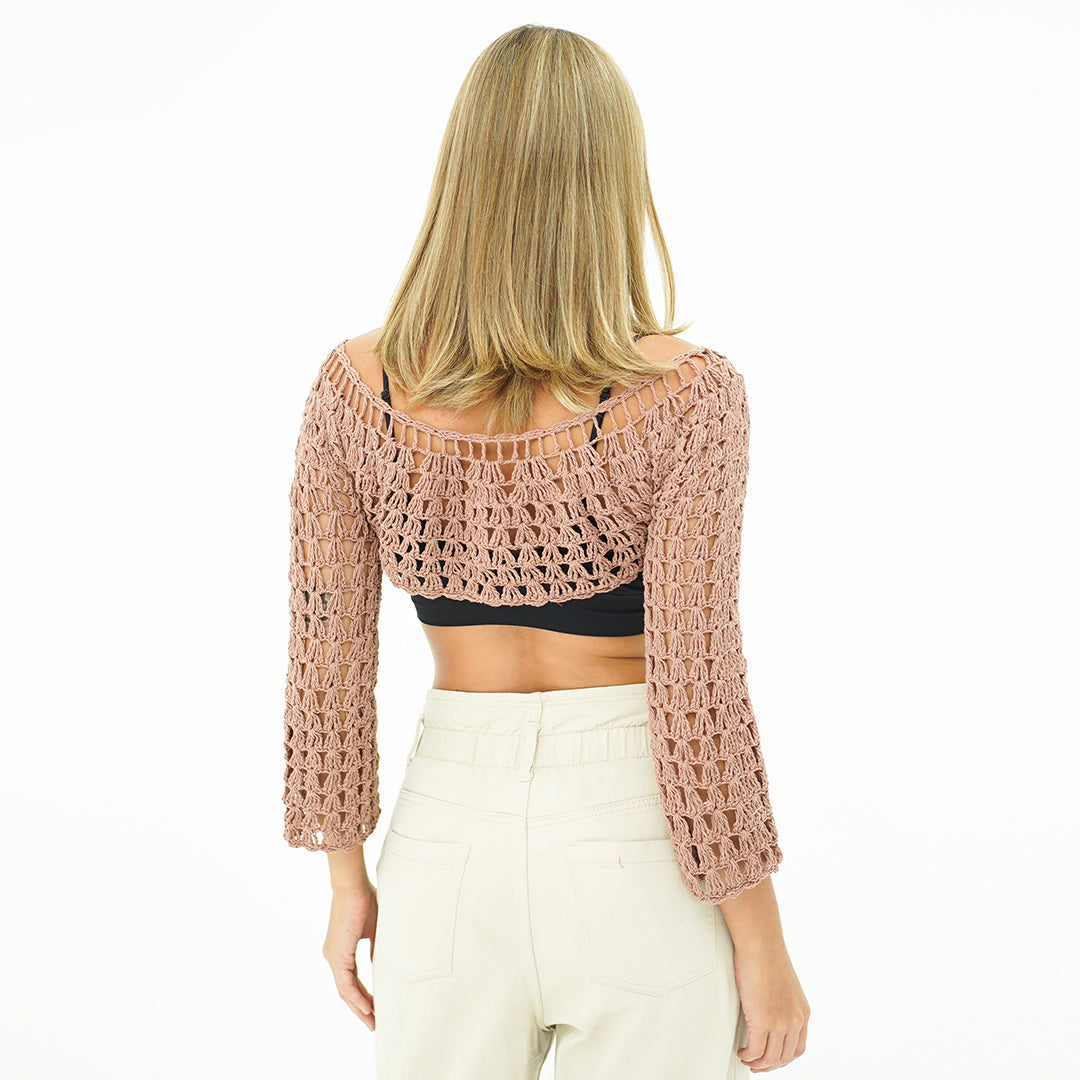 Amber Shrug Crochet Top