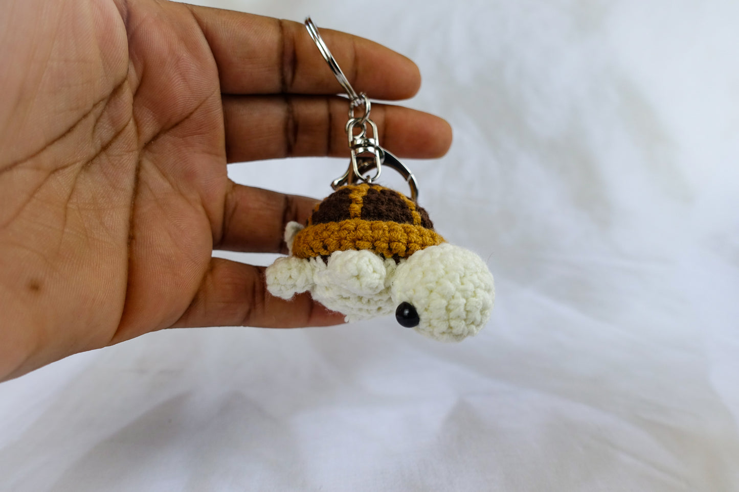 Brown Turtle Keychain