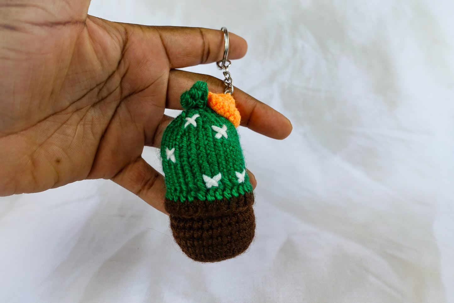 Cute Cactus Keychain