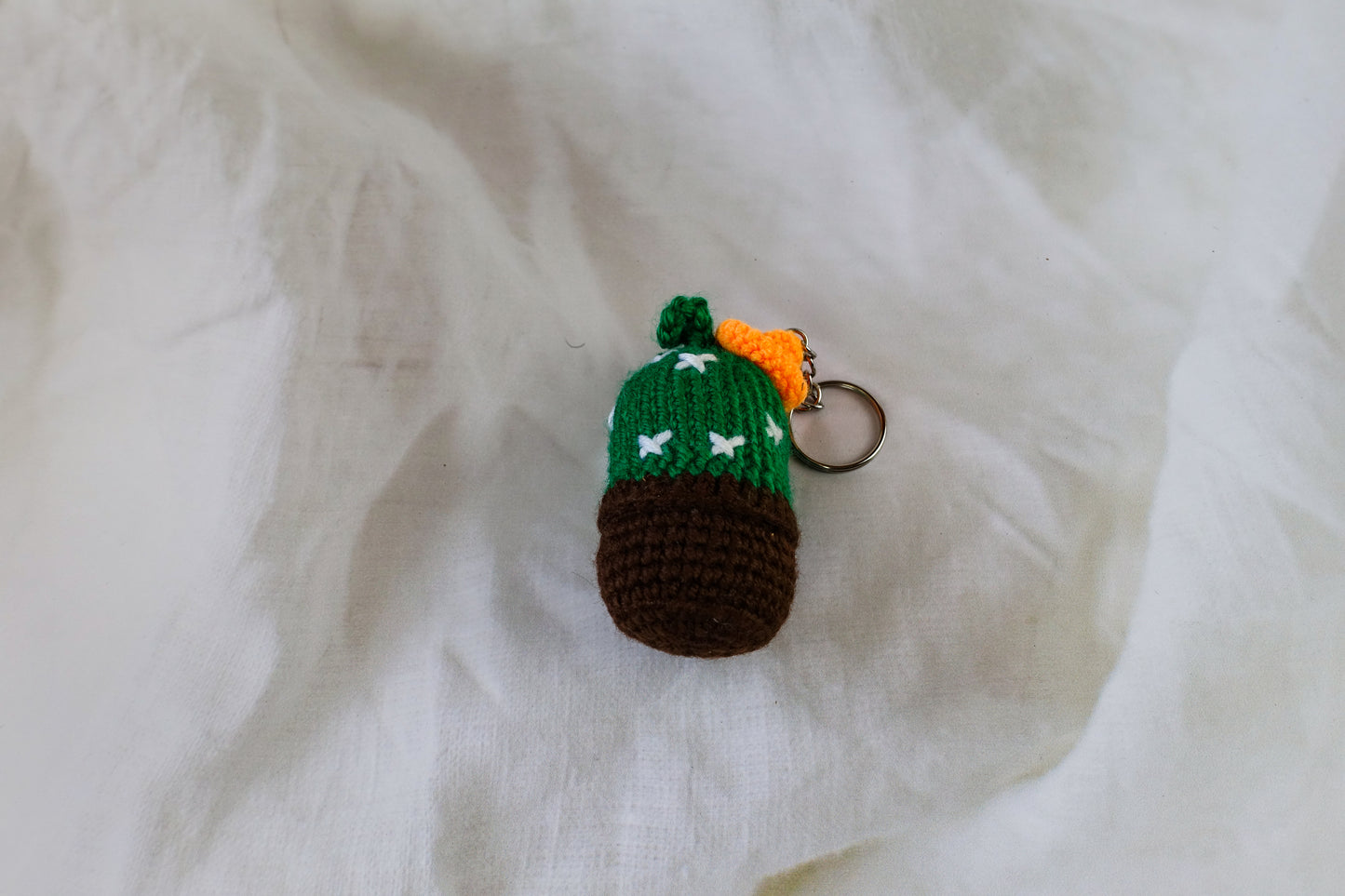 Cute Cactus Keychain