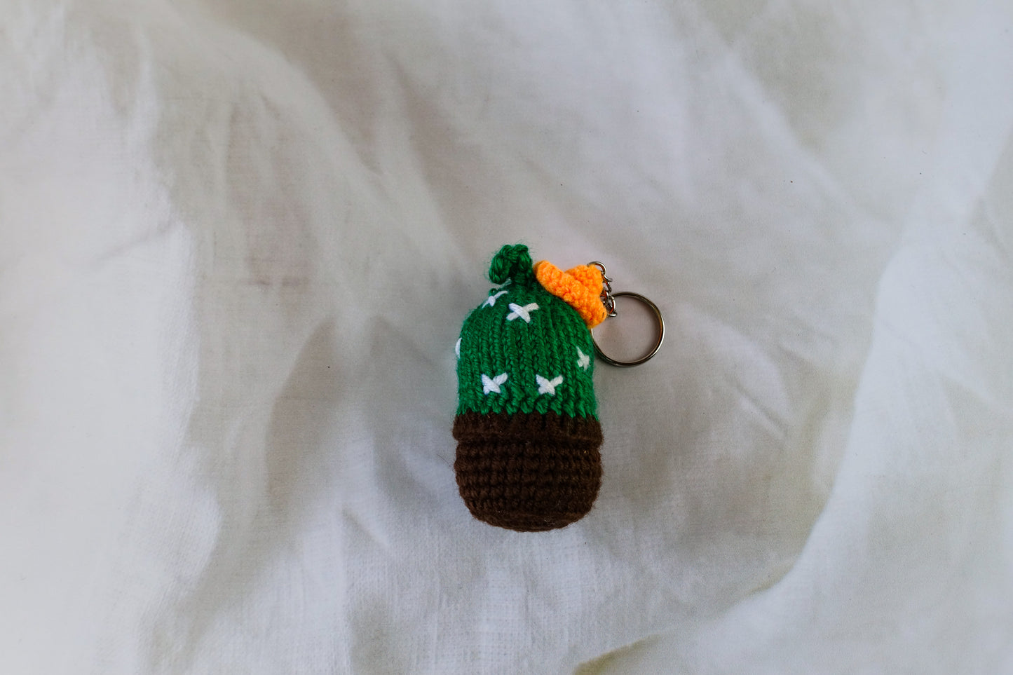 Cute Cactus Keychain
