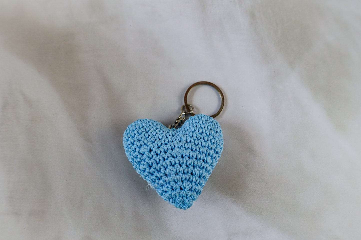 Blue Heart Keychain