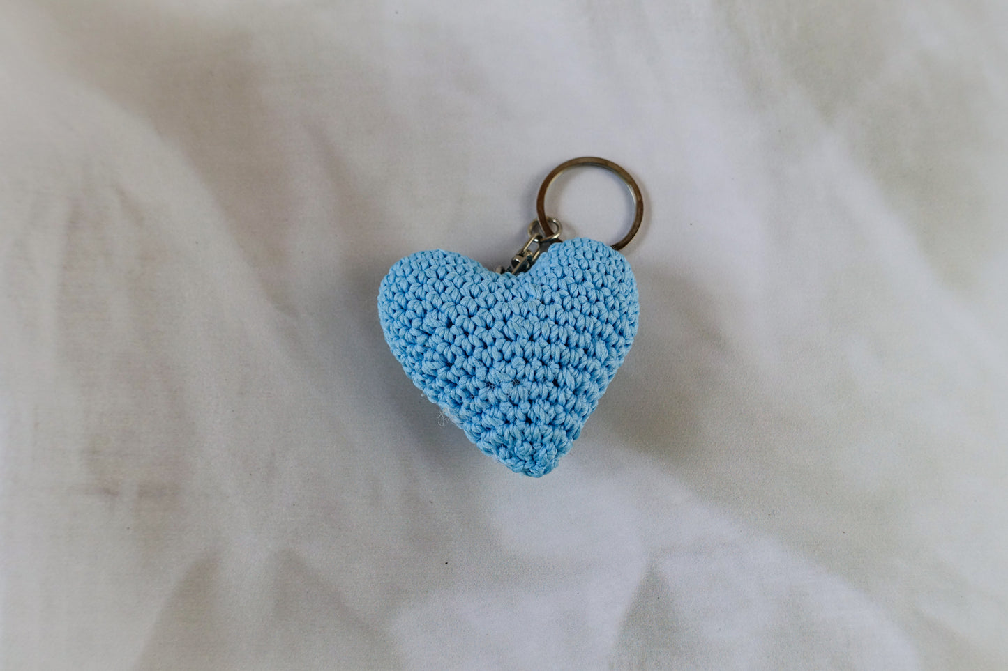 Blue Heart Keychain