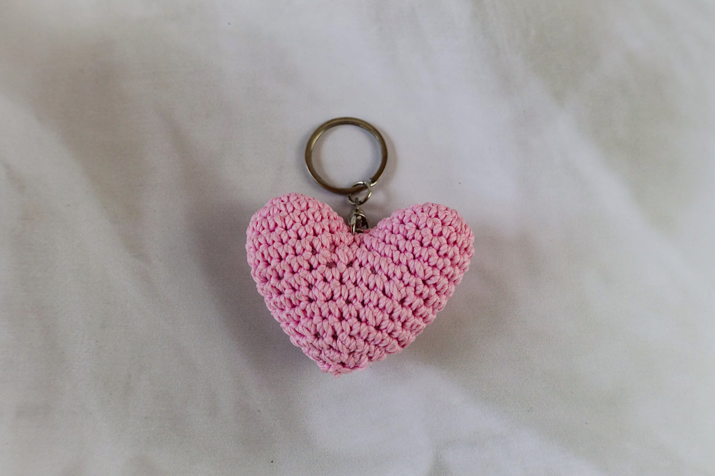 Pink Heart Keychain