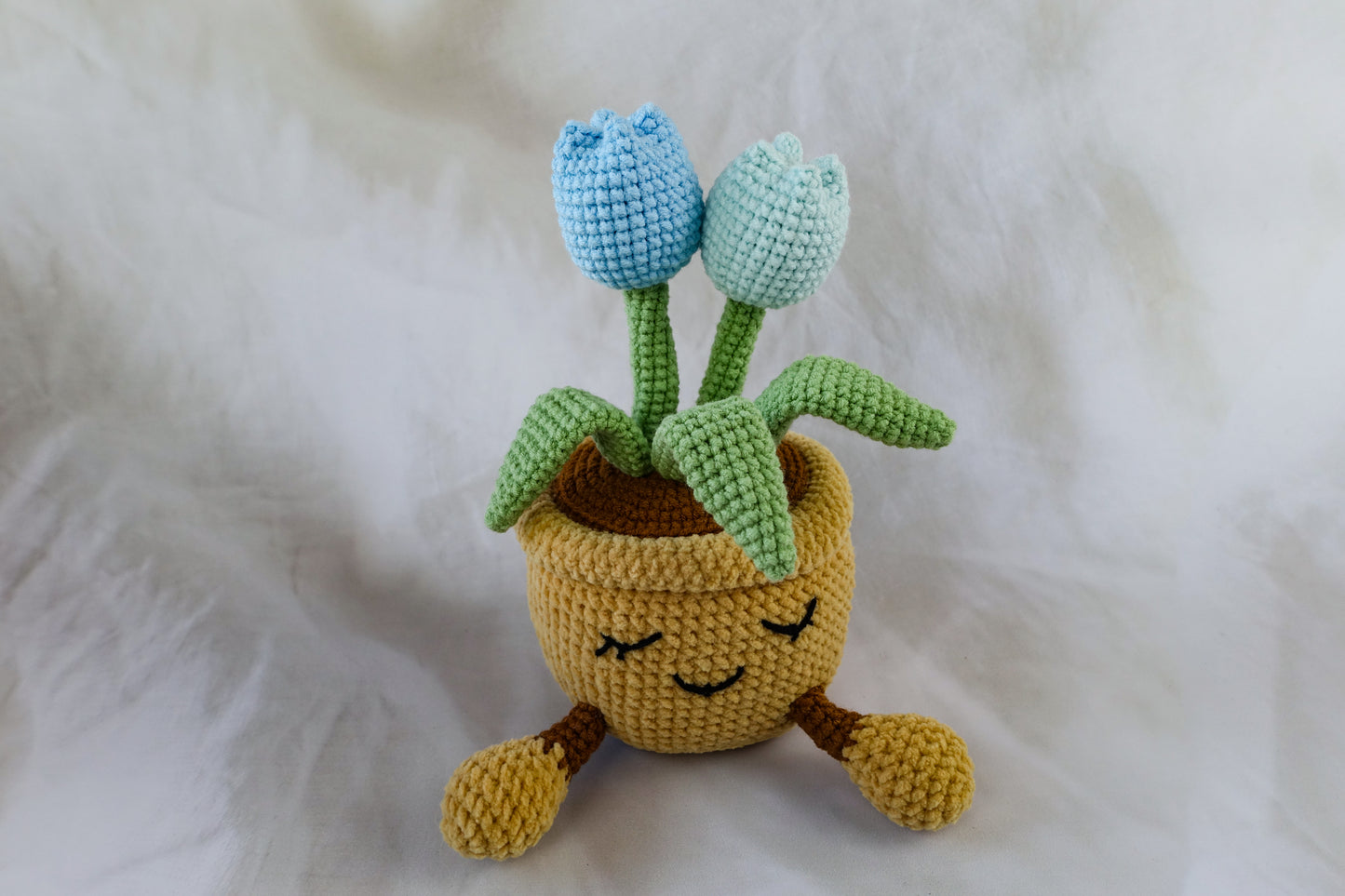 Blue Jellycat Tulip Pot