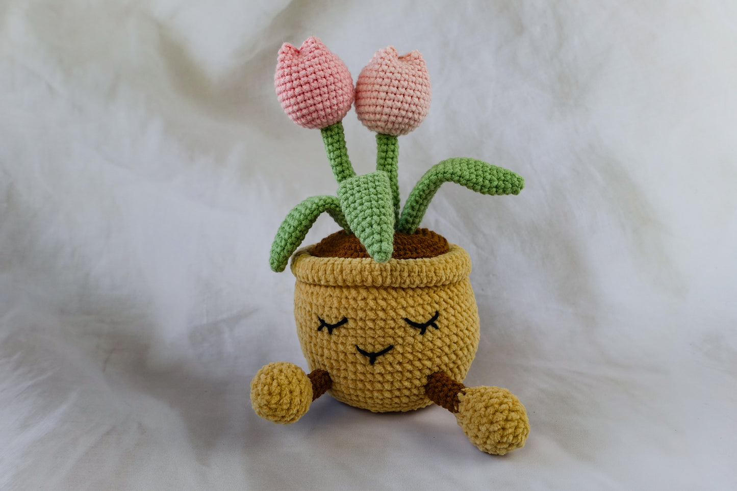 Pink Jellycat Tulip Pot