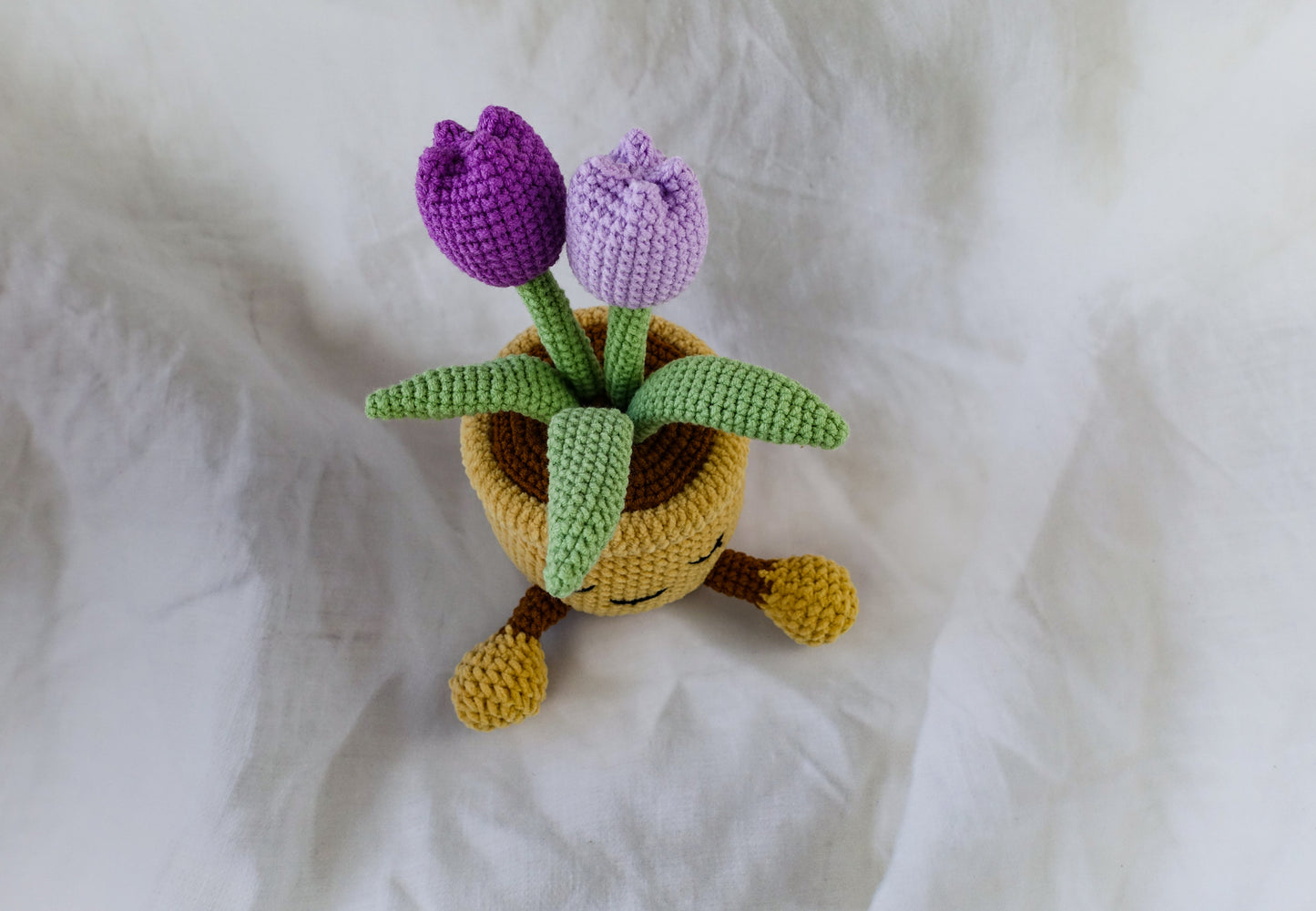 Purple Jellycat Tulip Pot