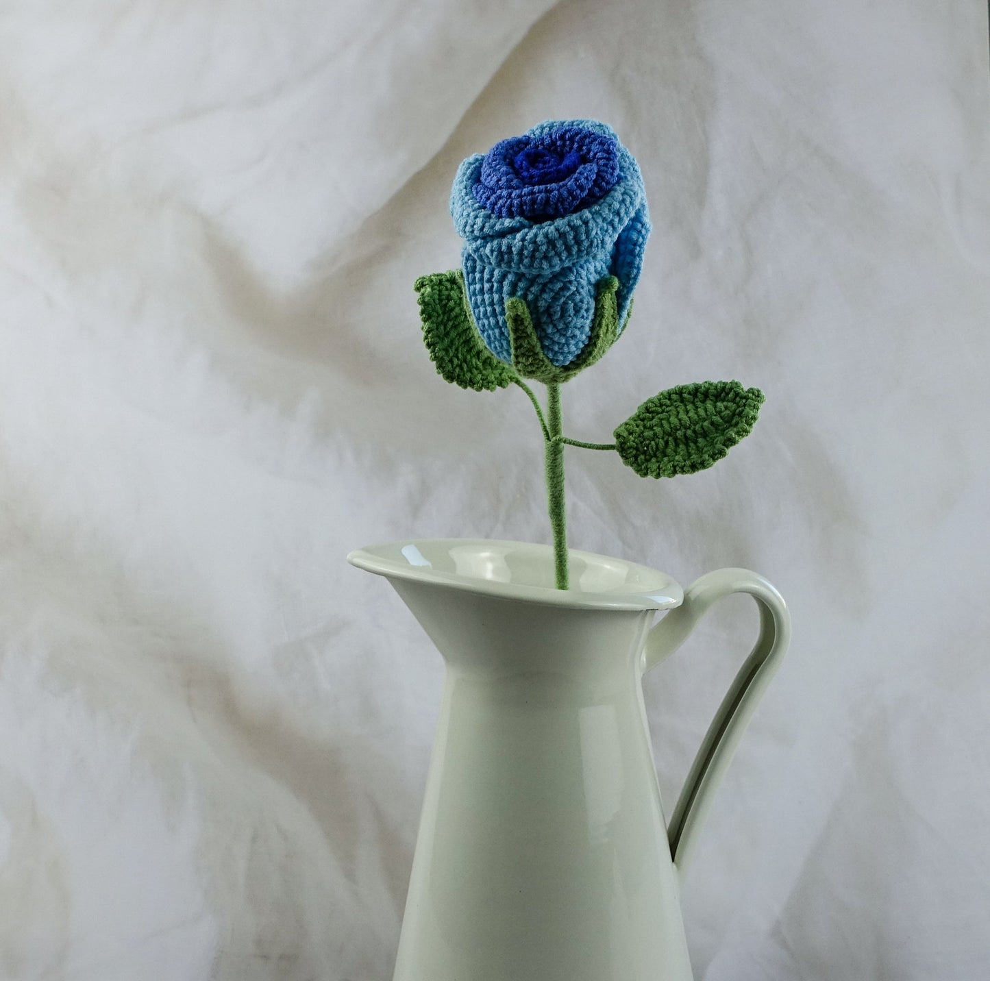 Wine Glass Rose- Blue