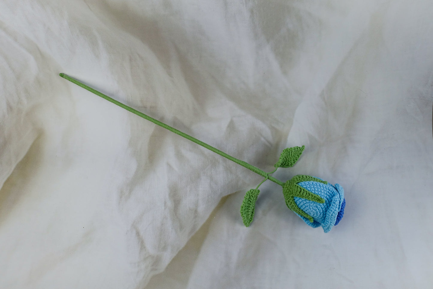Wine Glass Rose- Blue