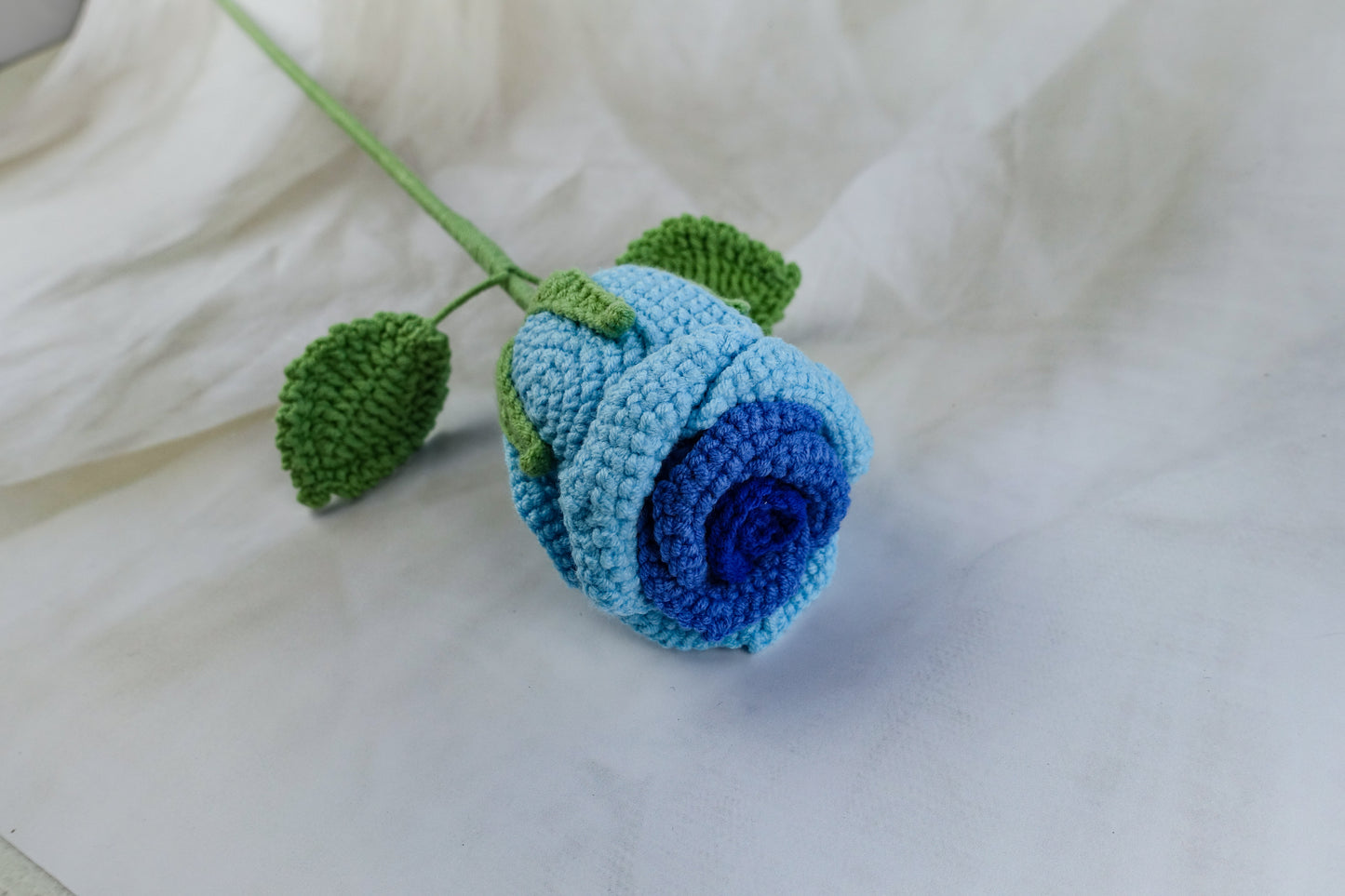 Wine Glass Rose- Blue