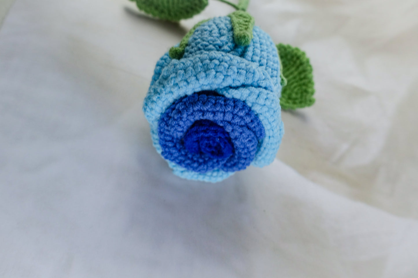 Wine Glass Rose- Blue