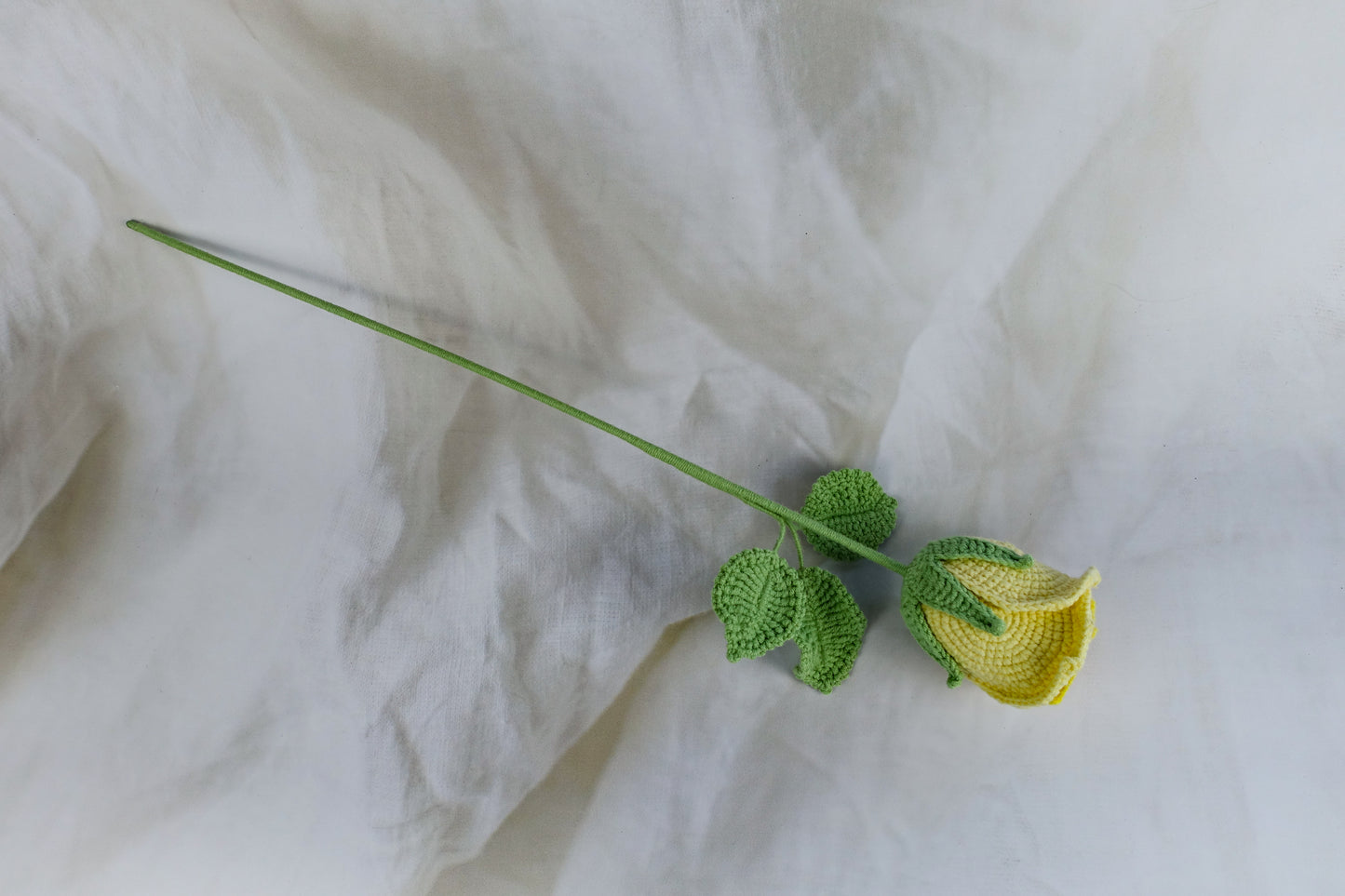 Wine Glass Rose- Yellow