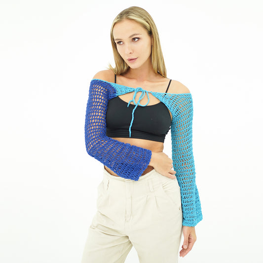 Delta Shrug Crochet Top