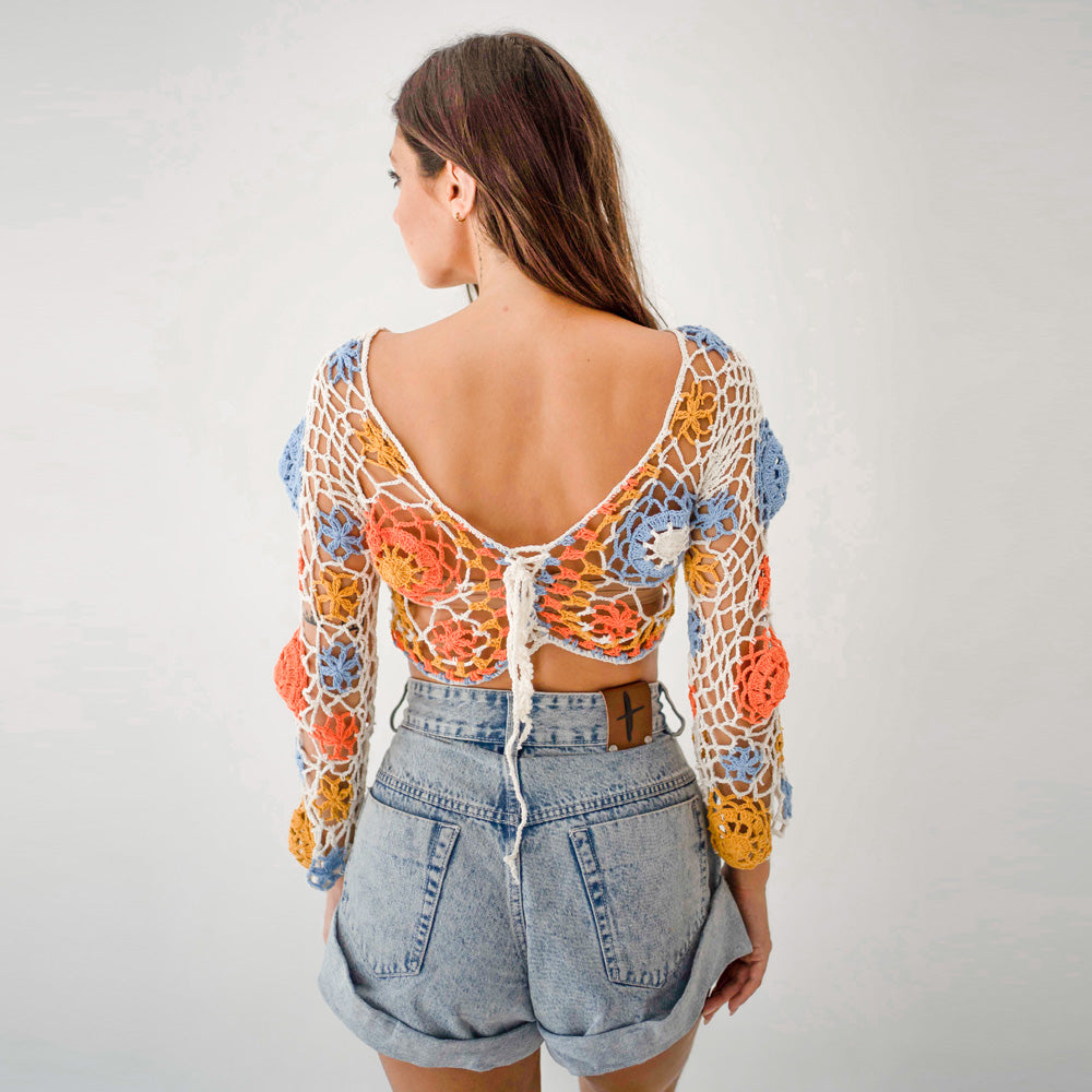 Iris Crochet Top