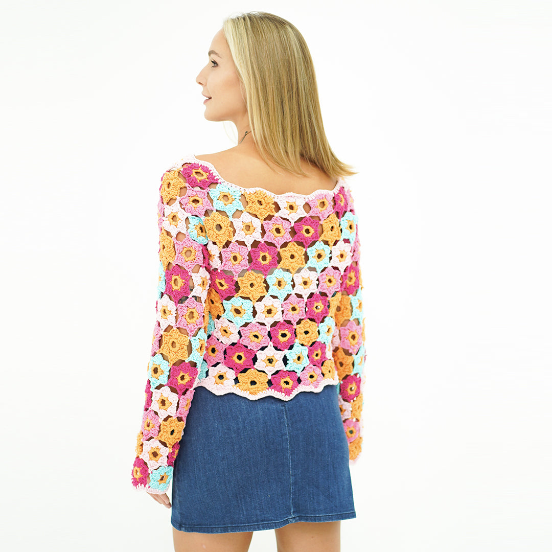Rose Crochet Top