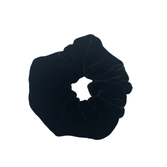 Black Velvet Mini Scrunchie