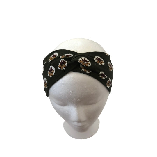 Flower Motif Turban Headband