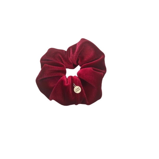 Ruby Red Velvet Mini Scrunchie