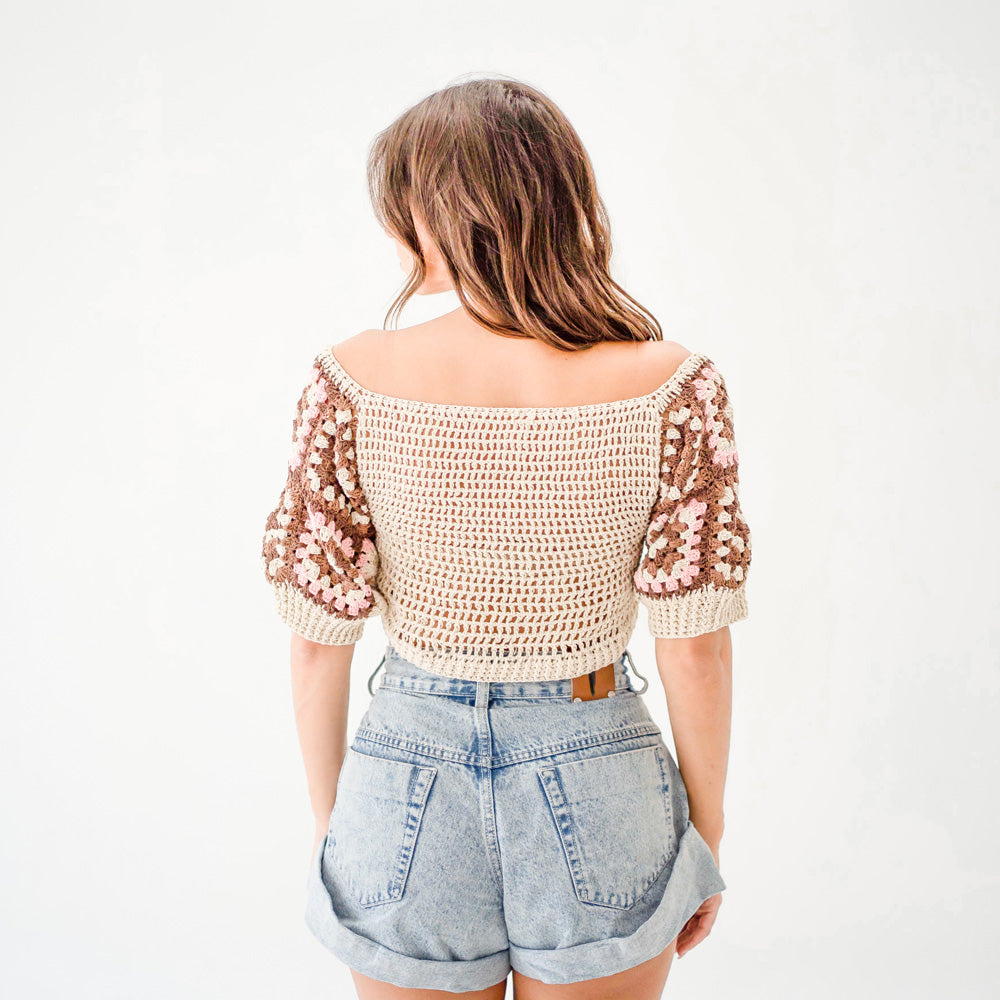 Aurelia Crochet Top