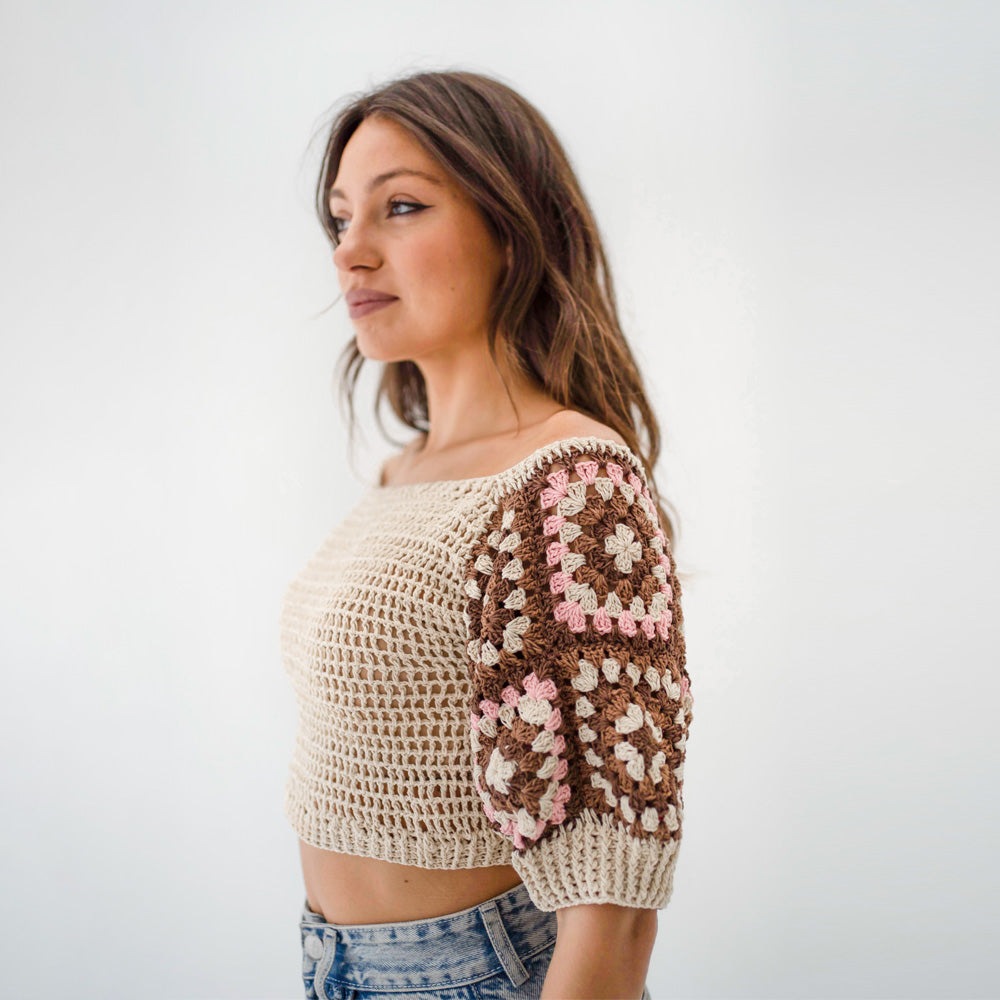 Aurelia Crochet Top