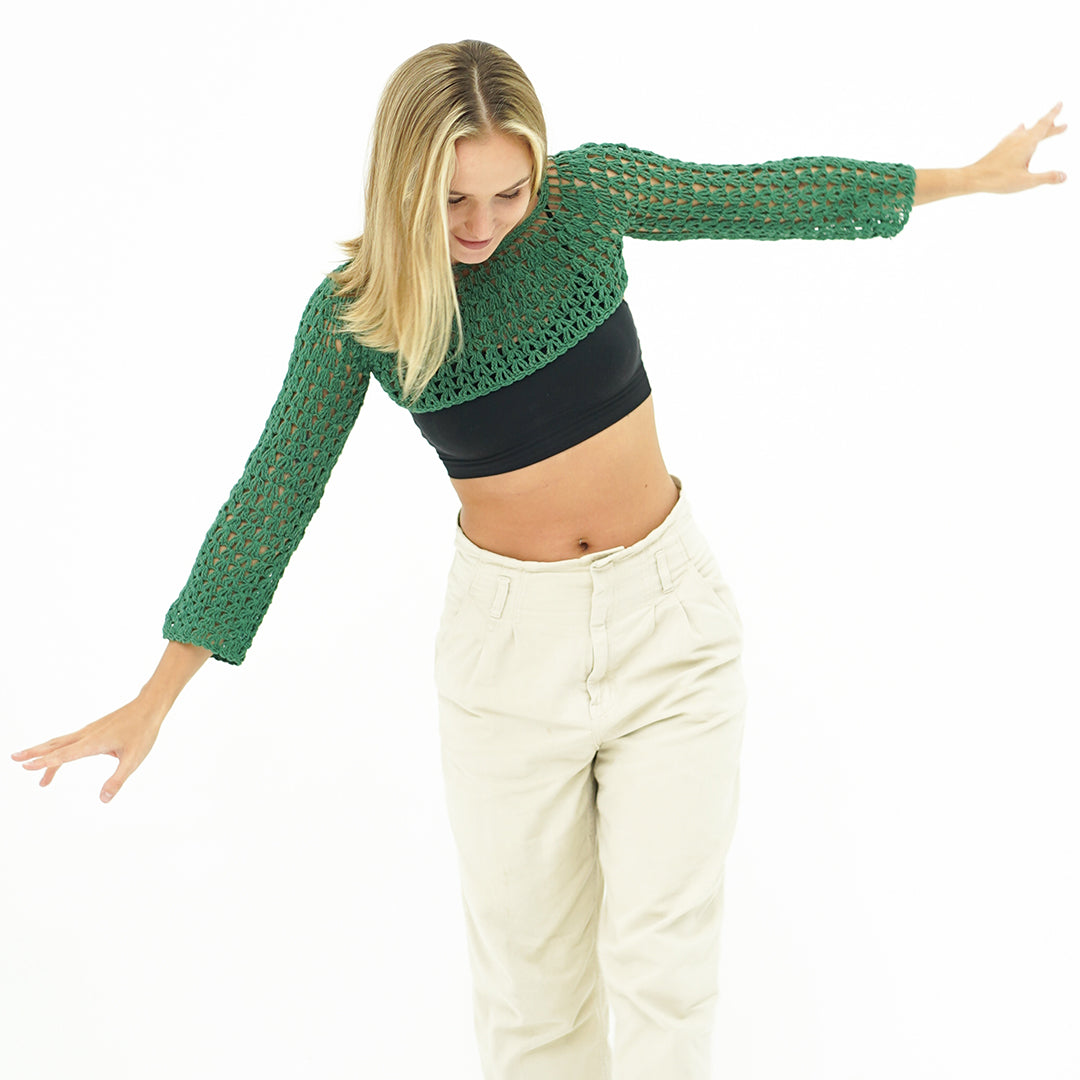 Emerald Isle Shrug Crochet Top