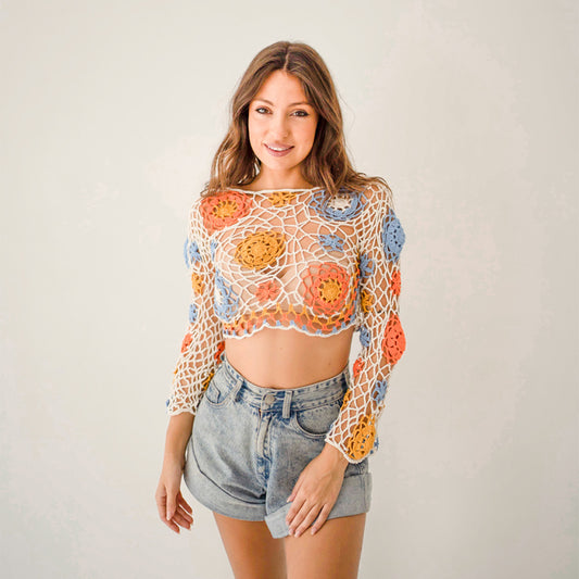 Iris Crochet Top