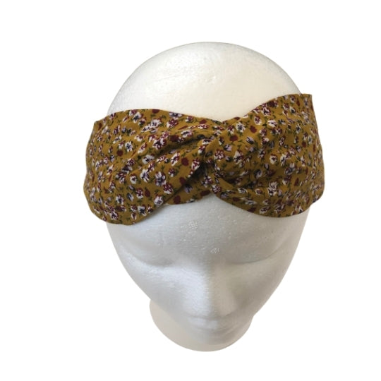 Fall Mustard Twist Headband