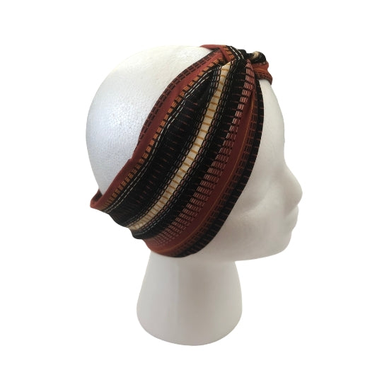 Linear Print Turban Headband