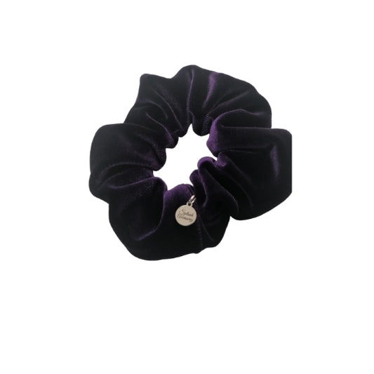 Purple Ice Velvet Mini Scrunchie