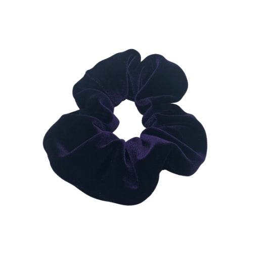 Purple Ice Velvet Mini Scrunchie