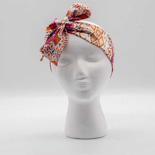 Poppy Bow Knot Headscarf