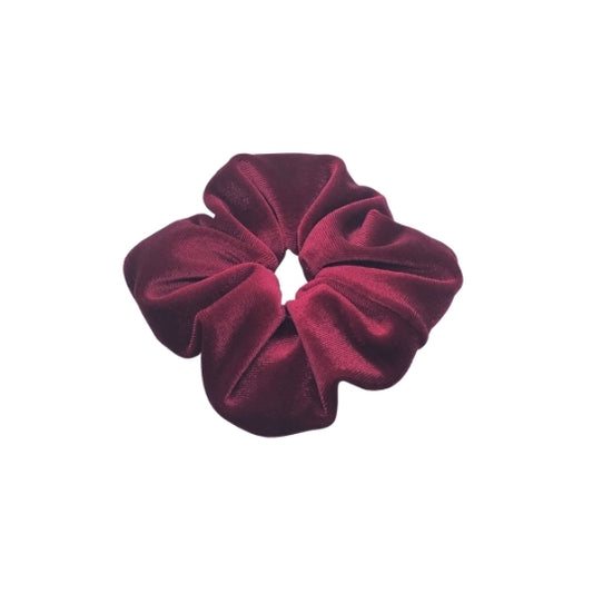 Ruby Red Velvet Mini Scrunchie